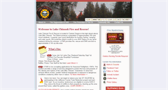 Desktop Screenshot of lakechinookfireandrescue.org